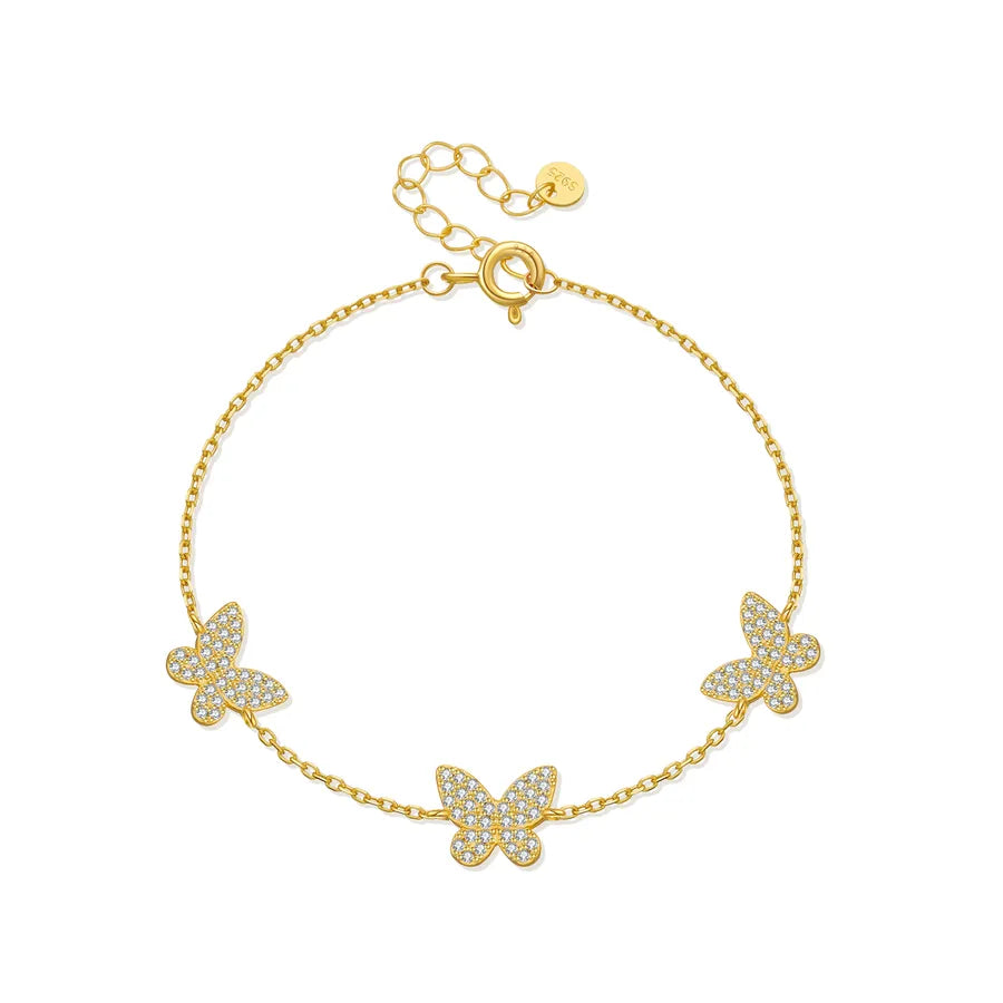 Le Papillon d’Or – Sculpted Wing Statement | S925 Sterling Silver